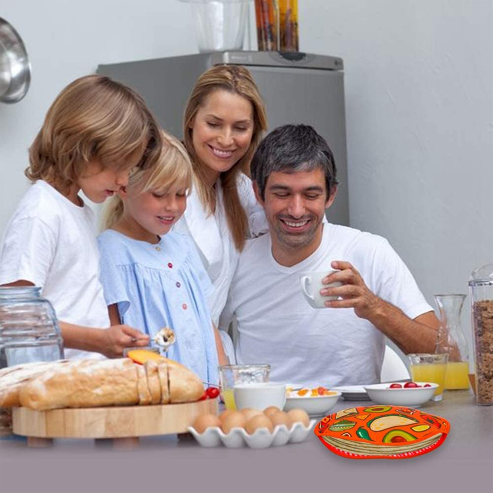 Tortilla Warmer Cloth - ABJI-2 قطعة حقيبة قماشية مقاس 12